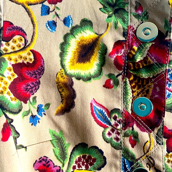 Eccoci ~ Beautiful Floral Print Jacket SIZE 0 - Picture 9 of 15